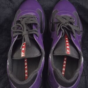Prada Men's Purple Shoes